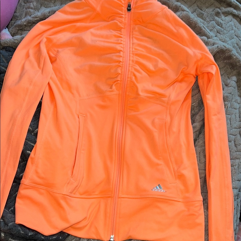 adidas Women's Vibrant Orange Ski Jacket